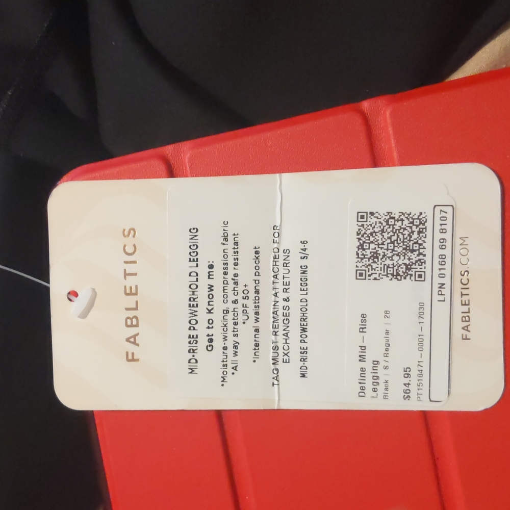 NWT Fabletics midrise powerhold legging